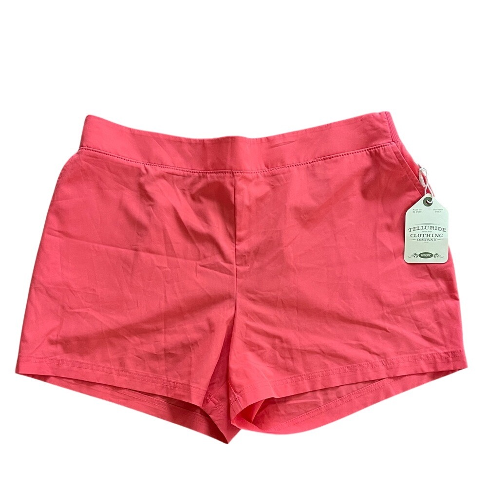 Telluride Clothing‎ Co Coral Women's Athletic Shorts XL NWT